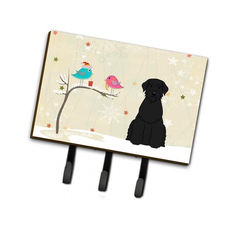 Carolines Treasures Christmas Presents Between Friends Giant Schnauzer Leash or Key Holder BB2538TH68
